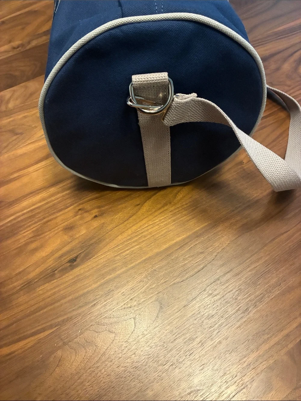 Warren brooks large navy duffel bag